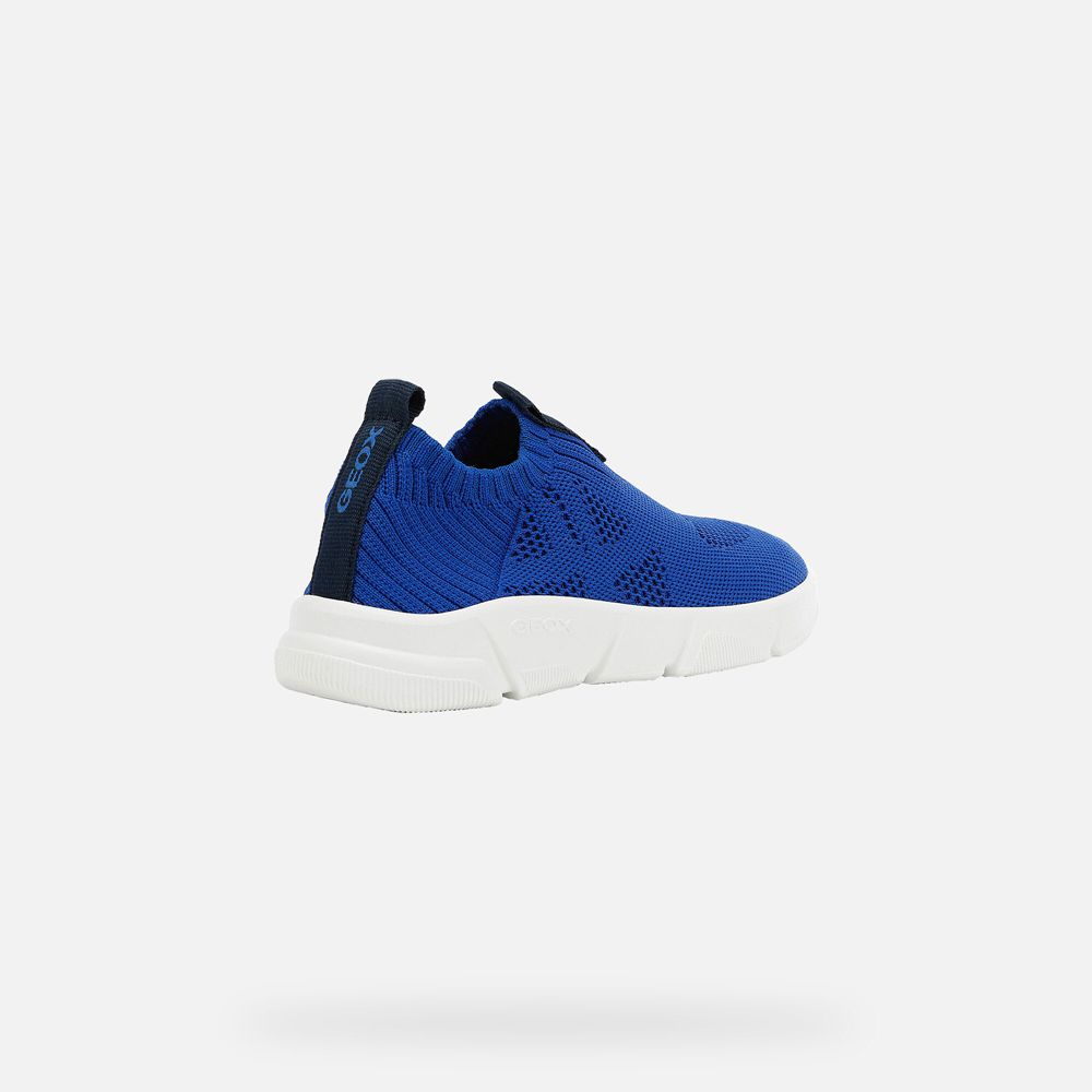 Geox Sneakers Blue Aril - Geox Boys Shoes - EZNUKR859